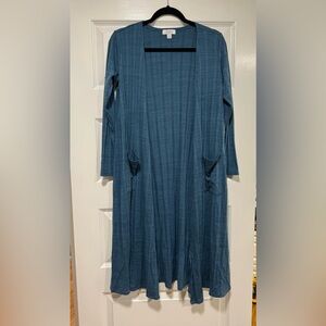 Elegant Blue Women's Kimono